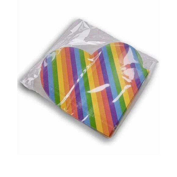 Heart Shaped Notebook/Notepad - 8 Count - 8 Sheet/16 Pages Each - Drawing  Paper - Picture 1 of 3